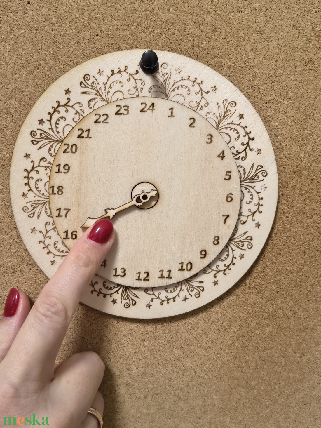 Adventi óra - karácsony - adventi díszek - adventi naptár - Meska.hu