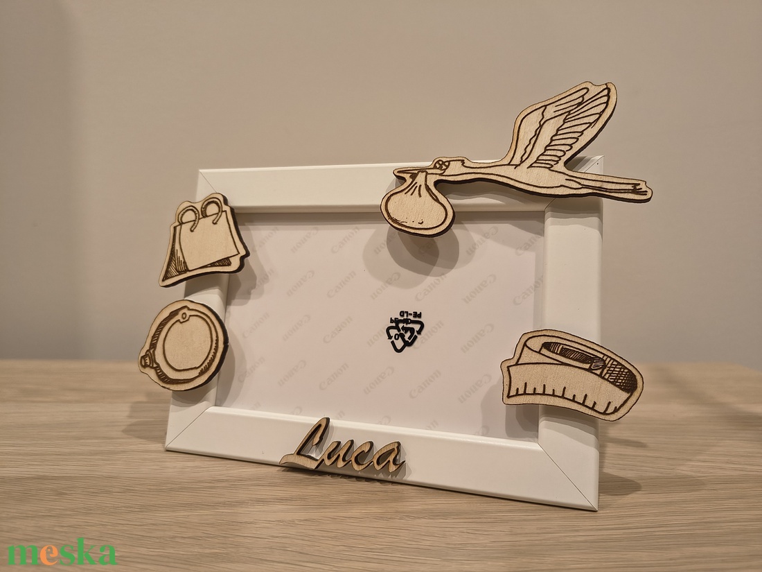 Születési képkeret - baba - mama - babafotózás - babafotózási kellékek - Meska.hu