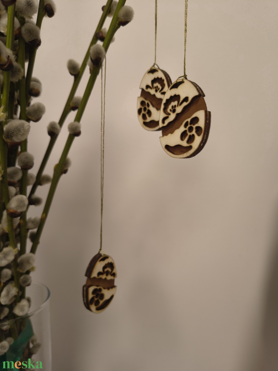 Gravírozott húsvéti tojásdekor - ünnepi díszek, dekorációk - húsvéti díszek és dekorációk - húsvéti tojásfadíszek - Meska.hu