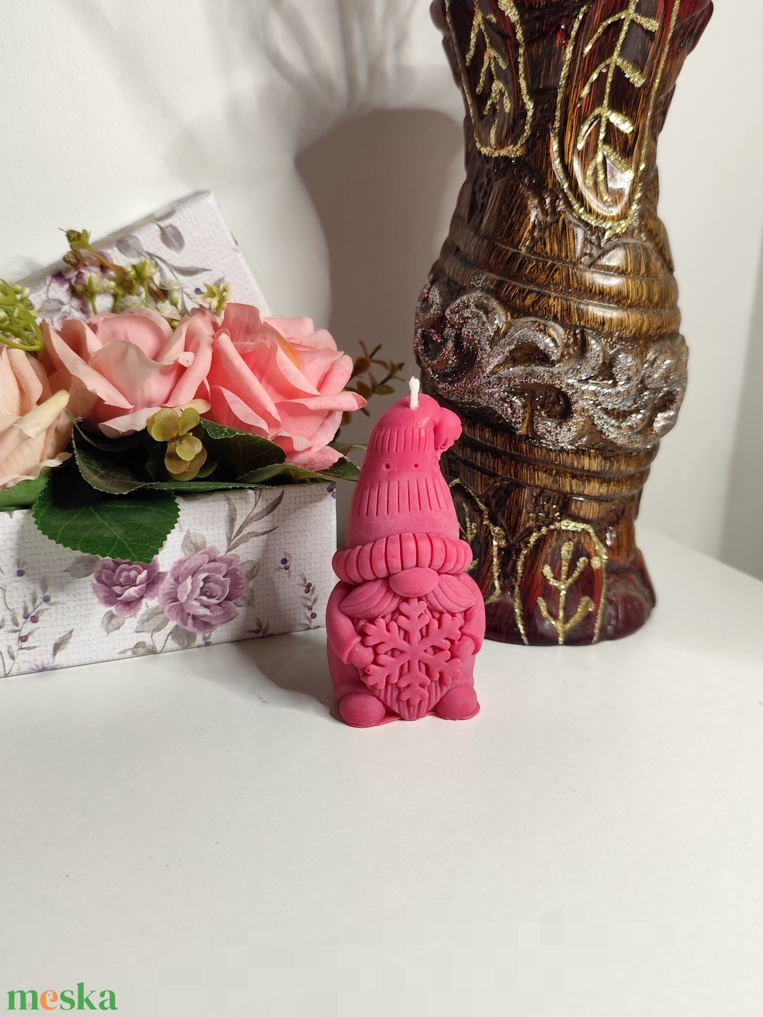 Manó formagyertya - otthon & életmód - gyertya, illat, aroma - gyertya - Meska.hu