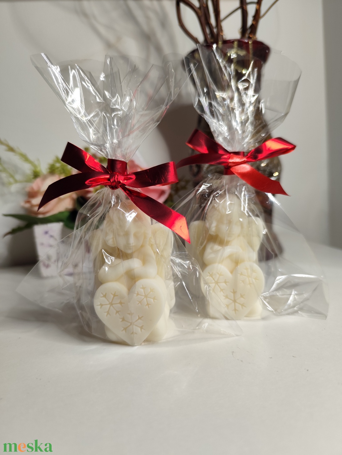 Angyalka formagyertya  - otthon & életmód - gyertya, illat, aroma - gyertya - Meska.hu