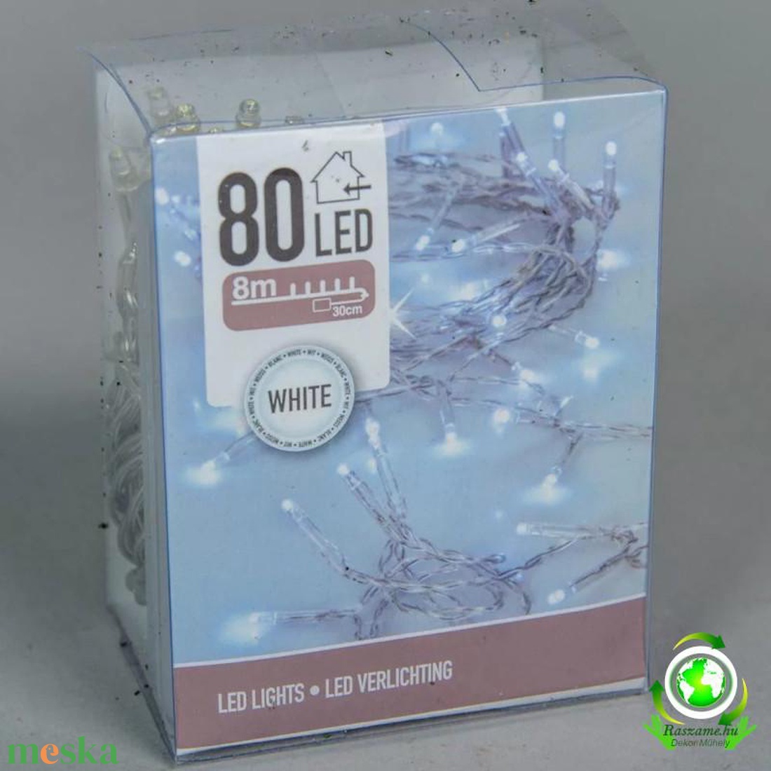 80 led-es fényfüzér elemes (elem nélkül) - hidegfehér - kellékek & szerszámok - dekorációs kellékek - led-es fényfüzér - Meska.hu 80 led-es fényfüzér elemes (elem nélkül) - hidegfehér - kellékek & szerszámok - dekorációs kellékek - led-es fényfüzér - Meska.hu
