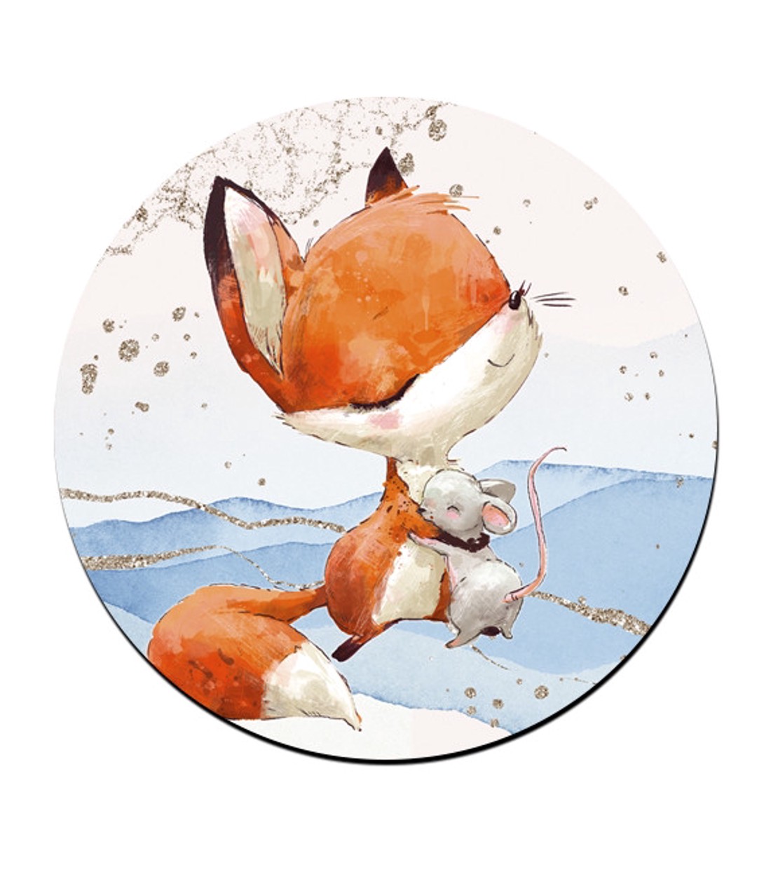 Cuki Róka és kisegér mintás bögre alátét -  - Meska.hu