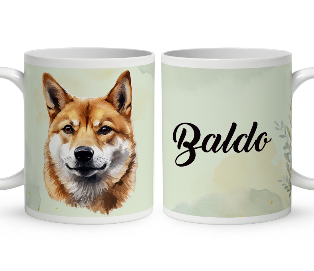 Névvel kérhető - Shiba inu portré mintás bögre - otthon & életmód - konyhafelszerelés, tálalás - tálalás - bögre & csésze - Meska.hu