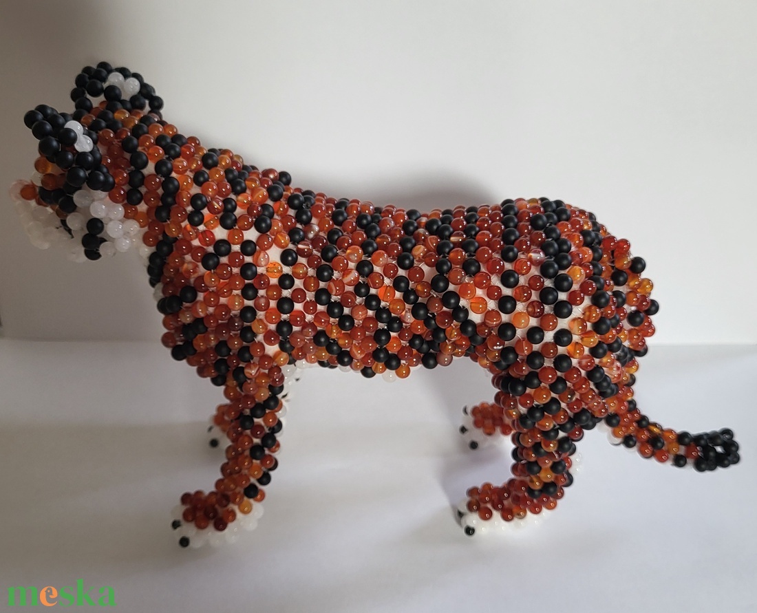 Nagy tigris ásványokból - otthon & életmód - dekoráció - spiritualitás - ásványok - Meska.hu