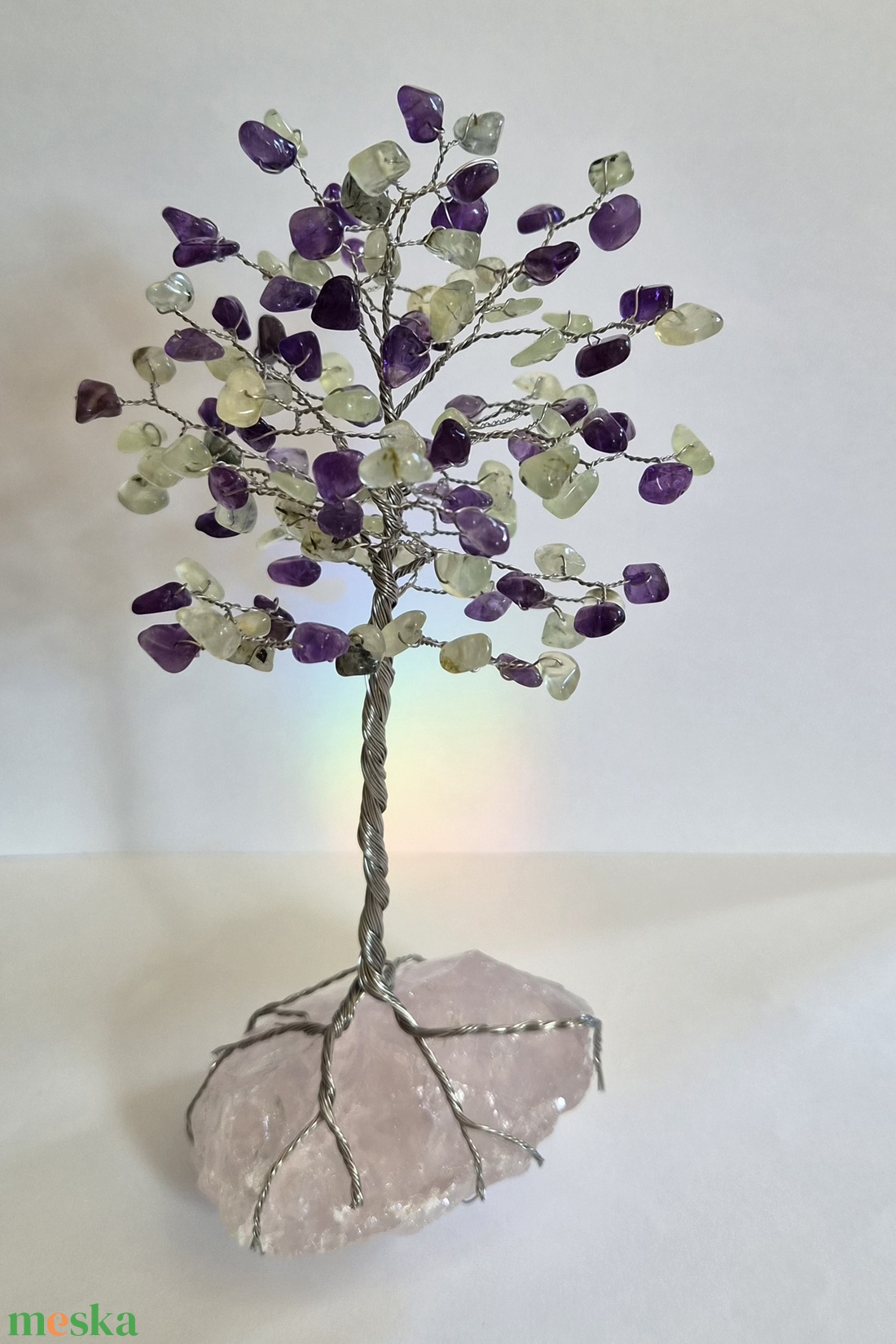 Színes fa - otthon & életmód - dekoráció - asztal és polc dekoráció - gyöngyfa, ásványfa - Meska.hu