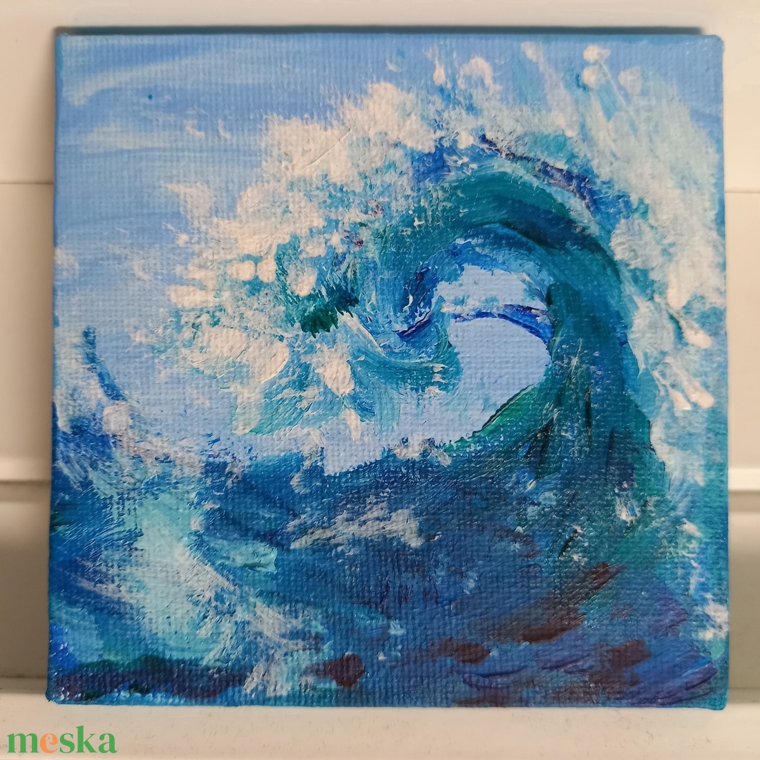 Hullám - művészet - festmény - akril - Meska.hu Hullám - művészet - festmény - akril - Meska.hu