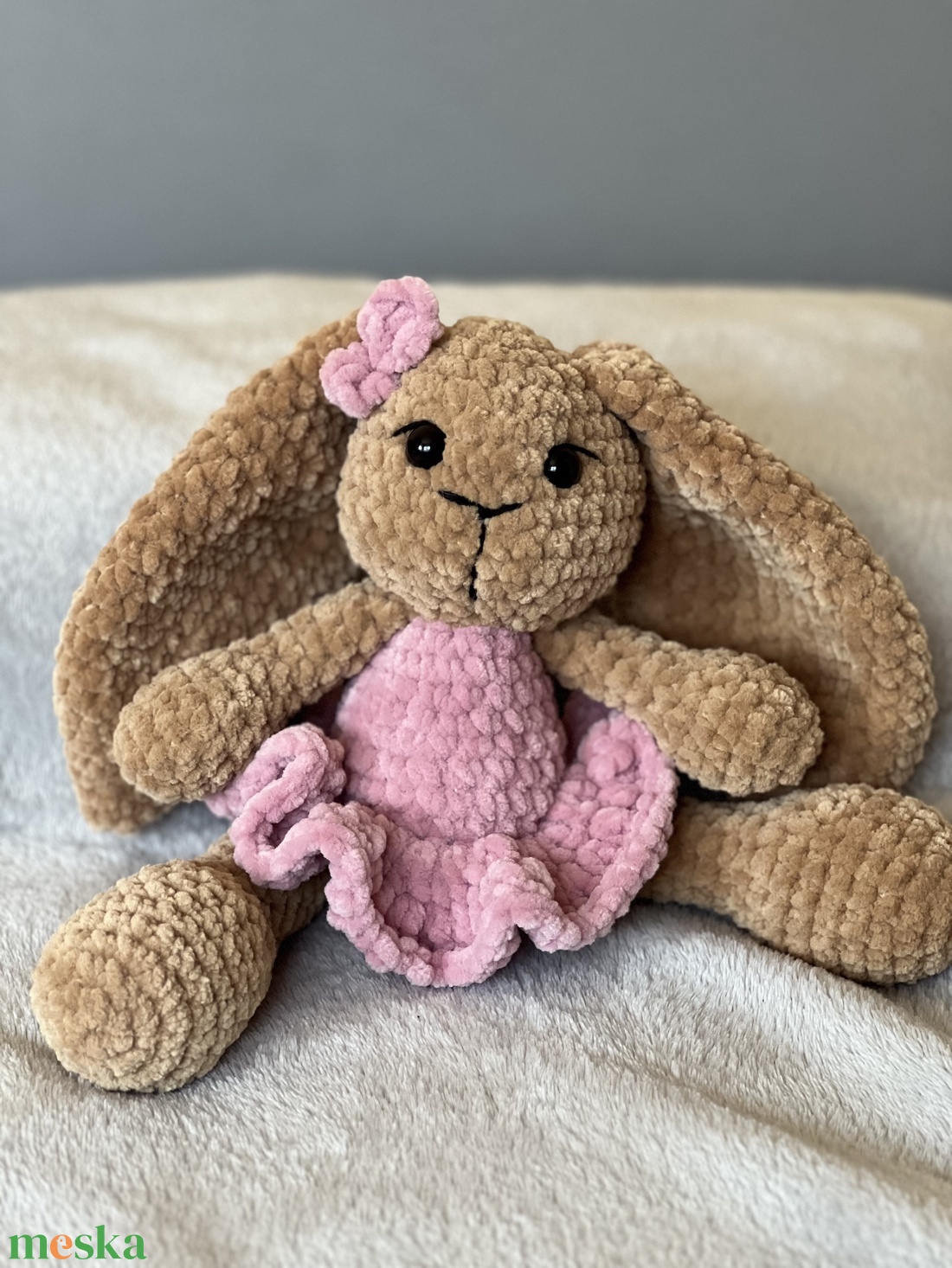 Amigurumi nyuszilány - játék & sport - plüssállat & játékfigura - nyuszi - Meska.hu