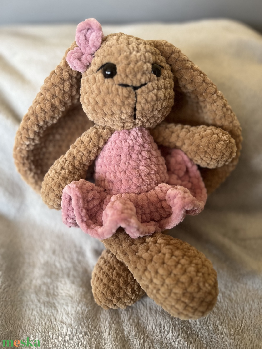 Amigurumi nyuszilány - játék & sport - plüssállat & játékfigura - nyuszi - Meska.hu