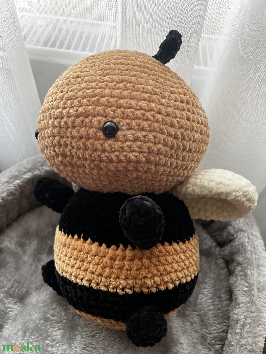 Amigurumi méhecske - játék & sport - plüssállat & játékfigura - méhecske - Meska.hu