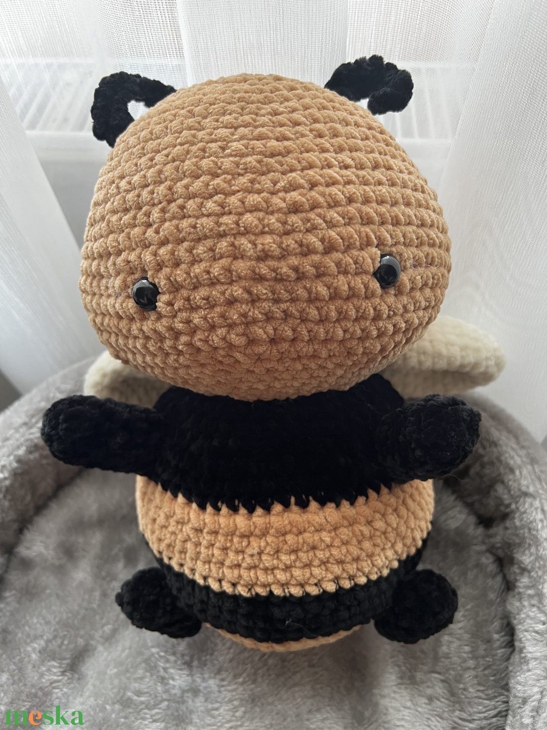 Amigurumi méhecske - játék & sport - plüssállat & játékfigura - méhecske - Meska.hu
