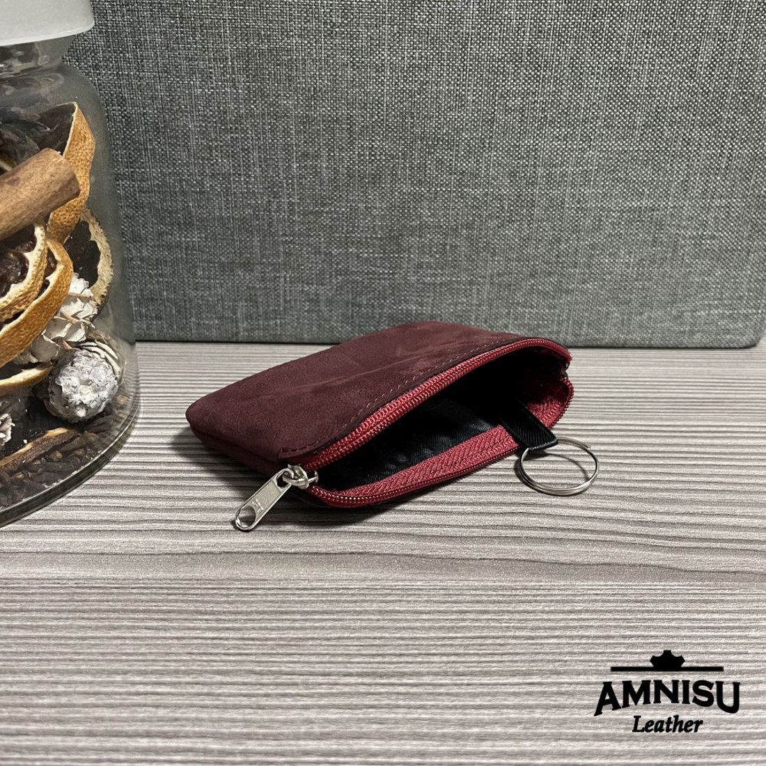 Bordó egy cipzáras kulcstartó A5015 - táska & tok - kulcstartó & táskadísz - kulcstartó - Meska.hu