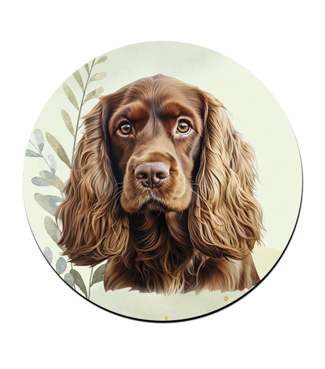 Barna Amerikai cocker spániel portré mintás bögre alátét -  - Meska.hu