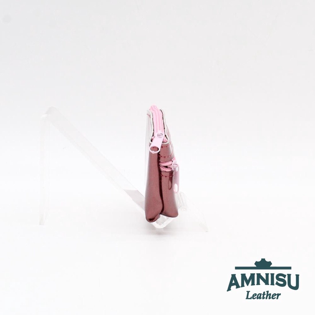 Rosegold lakk kettő cipzáras kulcstartó B4005 - táska & tok - kulcstartó & táskadísz - kulcstartó - Meska.hu