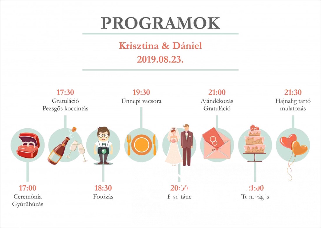 Esküvői Programterv - esküvő - meghívó & kártya - ültetési rend - Meska.hu Esküvői Programterv - esküvő - meghívó & kártya - ültetési rend - Meska.hu