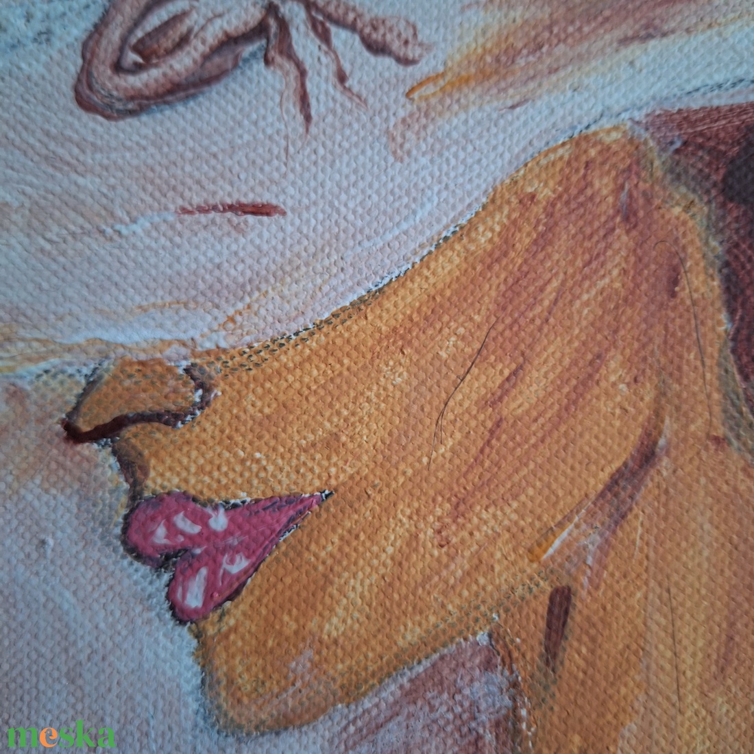 Kalapos hölgy - művészet - festmény - akril - Meska.hu Kalapos hölgy - művészet - festmény - akril - Meska.hu