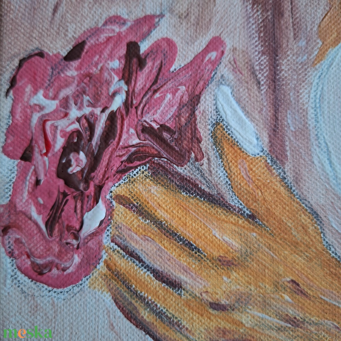 Kalapos hölgy - művészet - festmény - akril - Meska.hu Kalapos hölgy - művészet - festmény - akril - Meska.hu