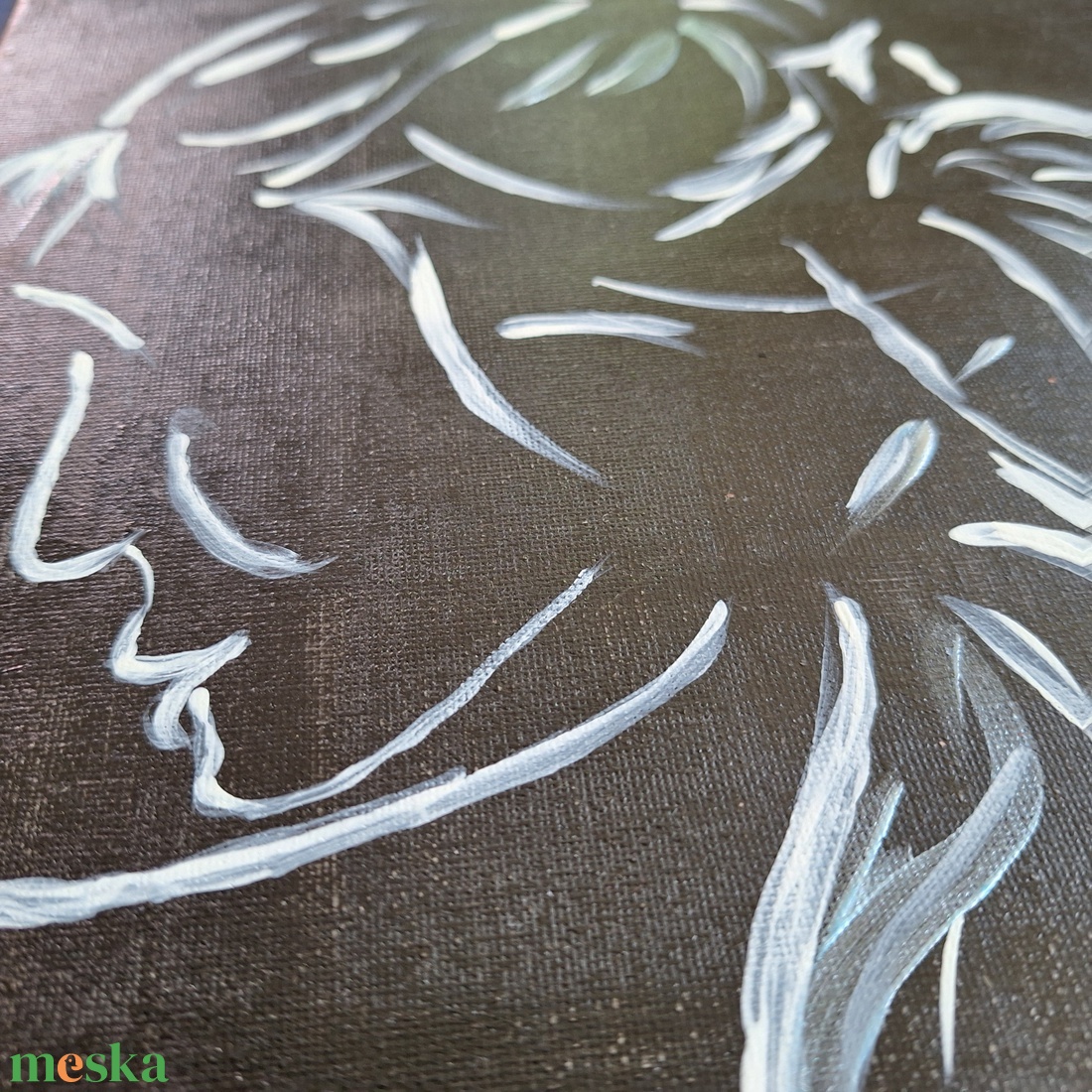 Fekete-fehér hölgy - művészet - festmény - akril - Meska.hu Fekete-fehér hölgy - művészet - festmény - akril - Meska.hu