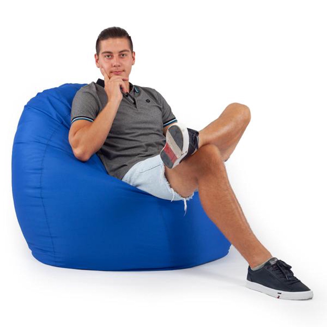 Kék Kültéri XXL Babzsákfotel -  - Meska.hu