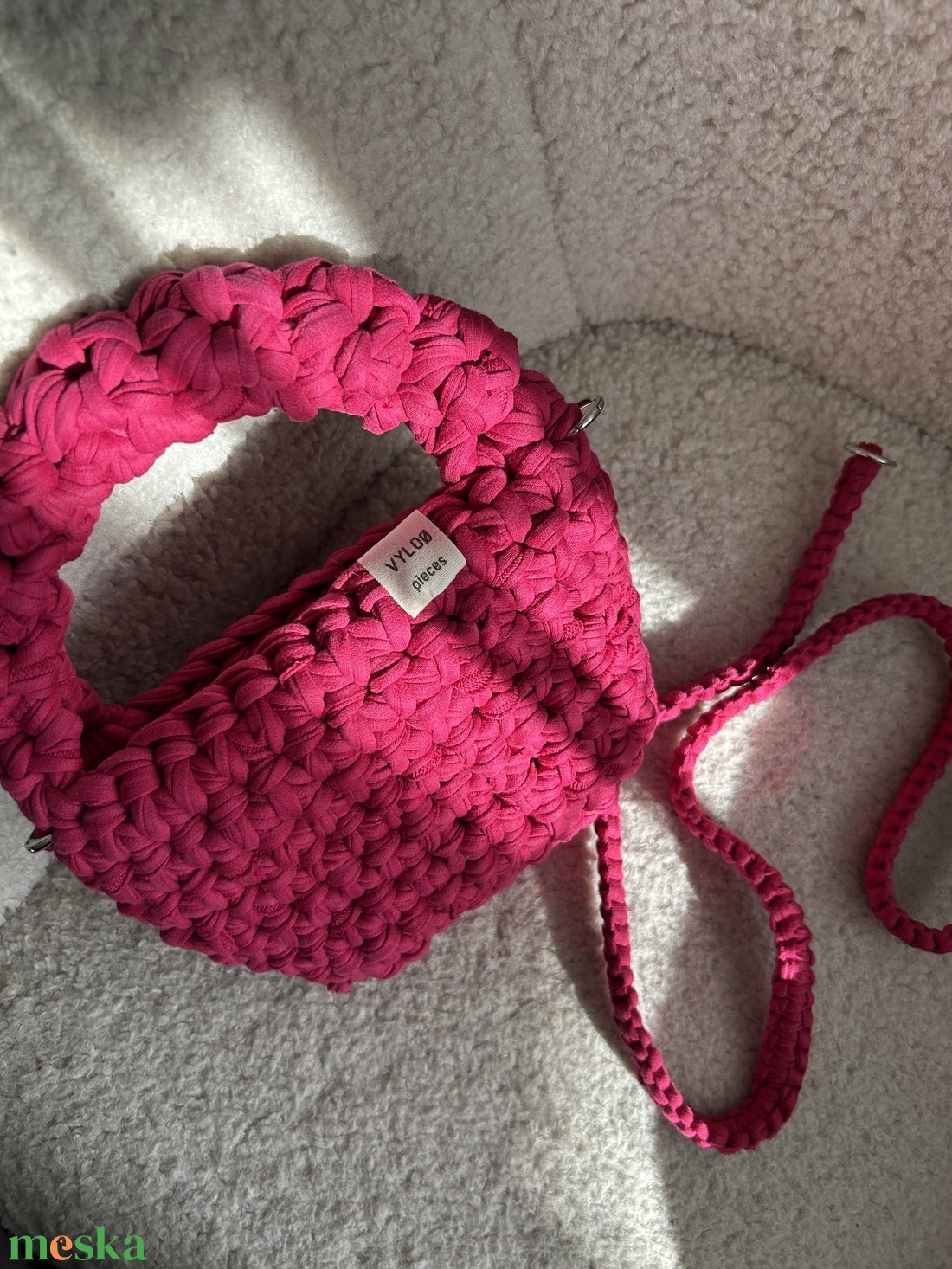 Horgolt kistáska - táska & tok - kézitáska & válltáska - kézitáska - Meska.hu