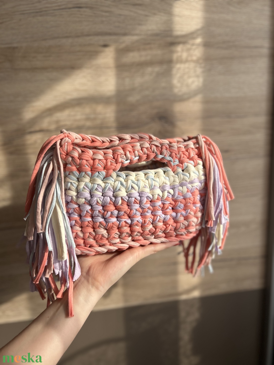 Horgolt kistáska - táska & tok - kézitáska & válltáska - kézitáska - Meska.hu