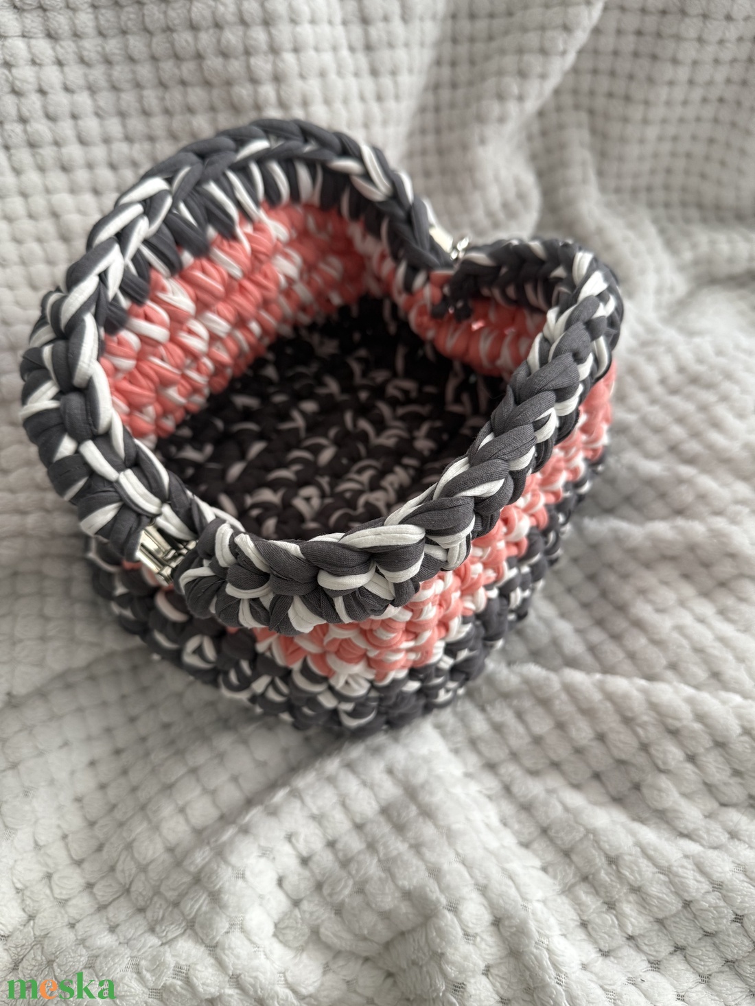 Horgolt clutch - táska & tok - neszesszer - Meska.hu