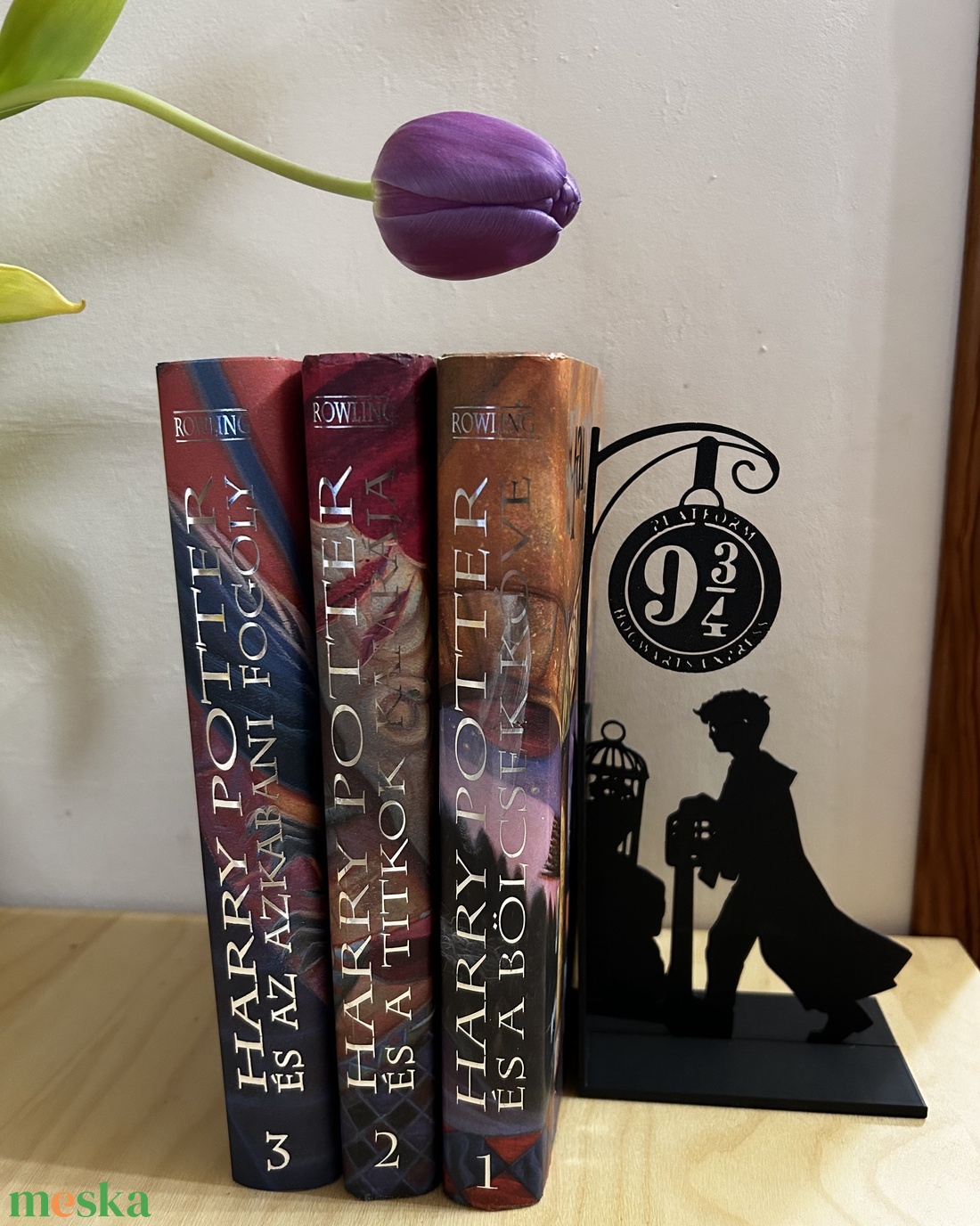 Harry Potter könyvtámasz - otthon & életmód - dekoráció - asztal és polc dekoráció - könyvtámasz - Meska.hu