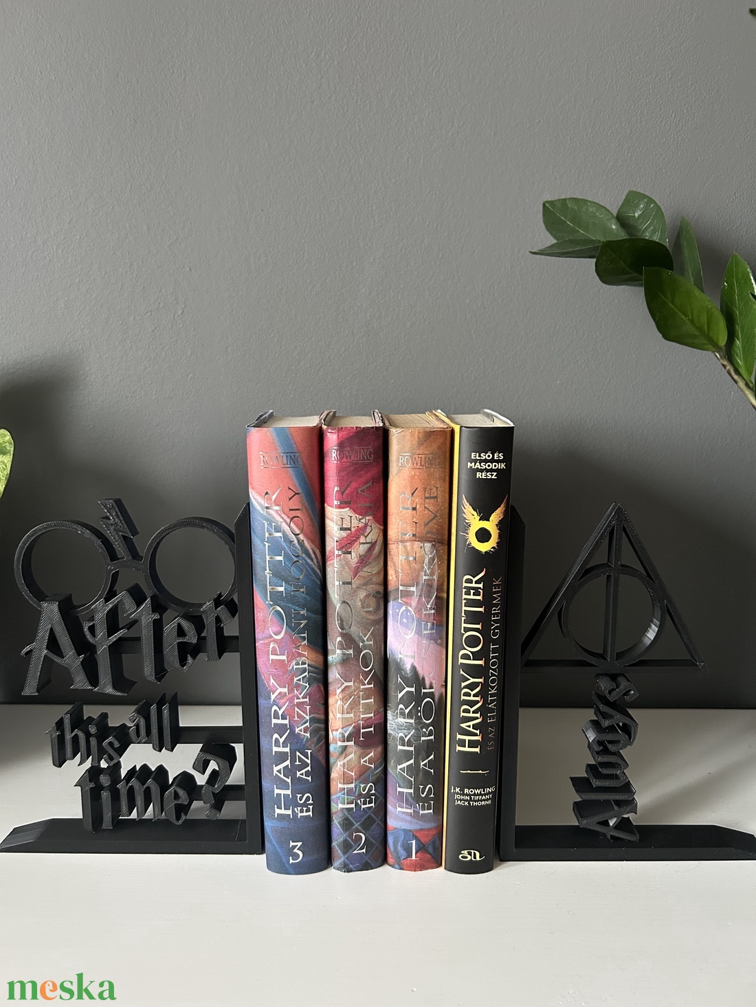 Harry Potter könyvtámasz - otthon & életmód - dekoráció - asztal és polc dekoráció - könyvtámasz - Meska.hu