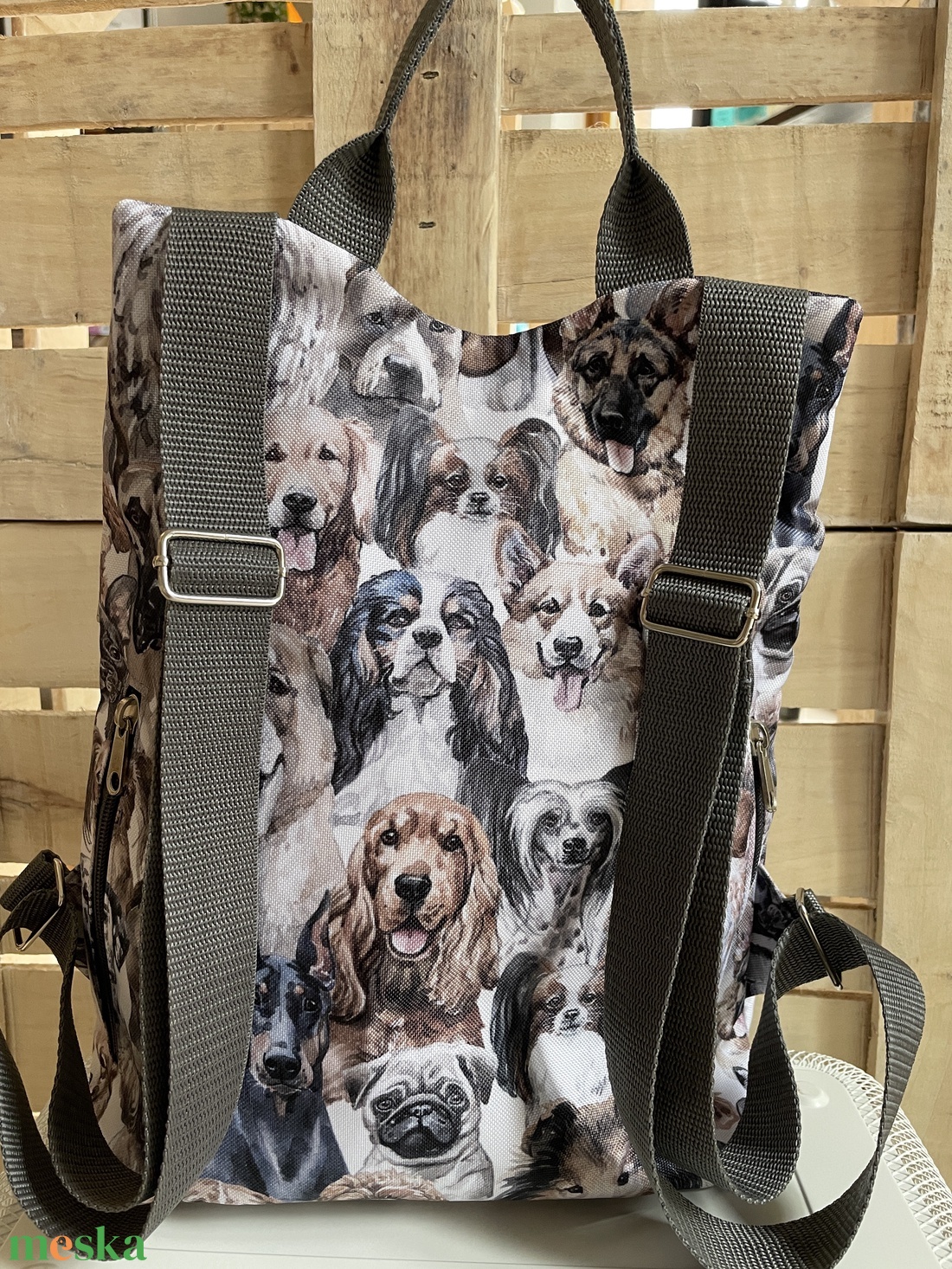 Kutyás táska - táska & tok - hátizsák - hátizsák - Meska.hu