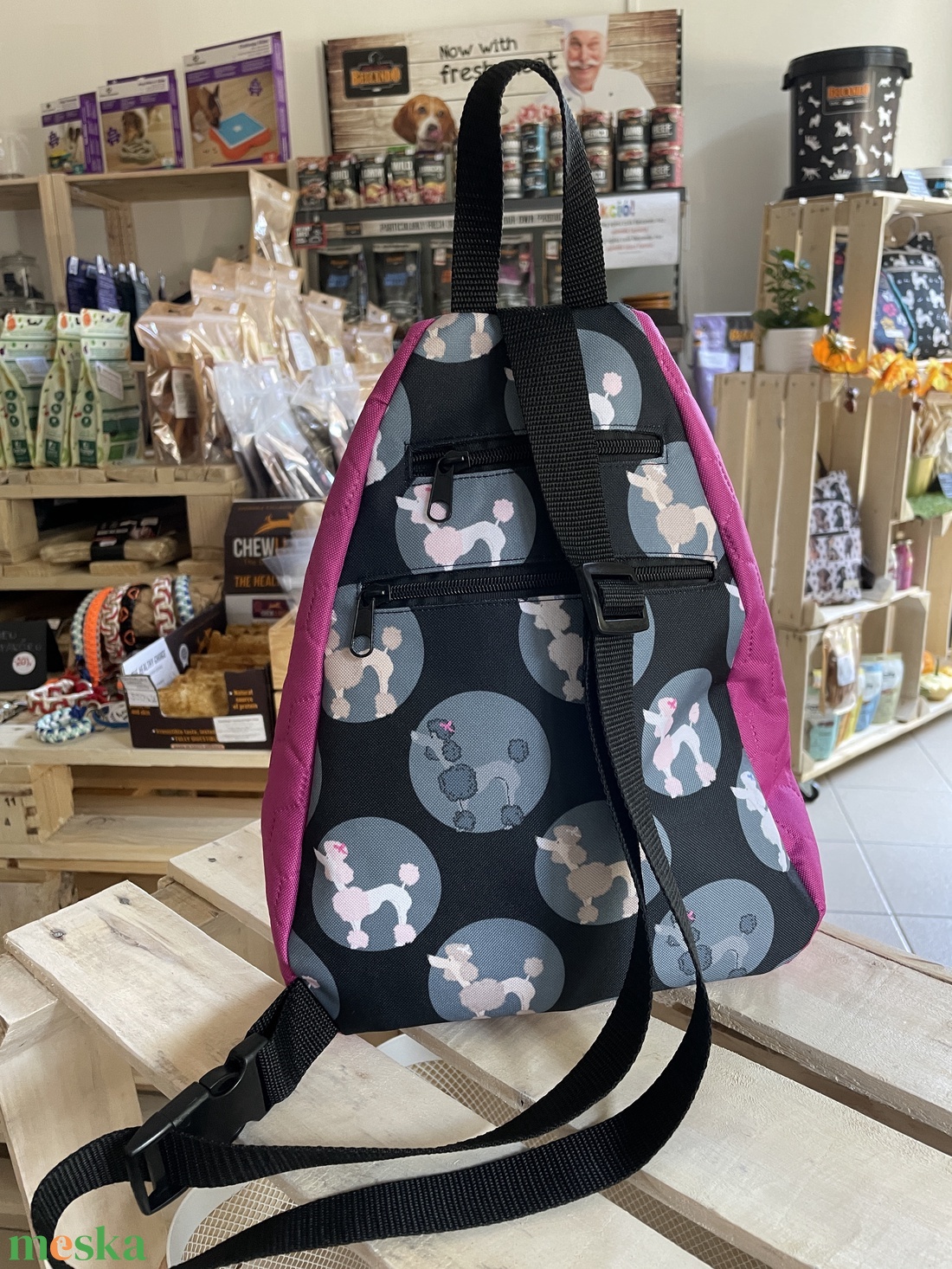 Kutyás válltáska - táska & tok - kézitáska & válltáska - vállon átvethető táska - Meska.hu