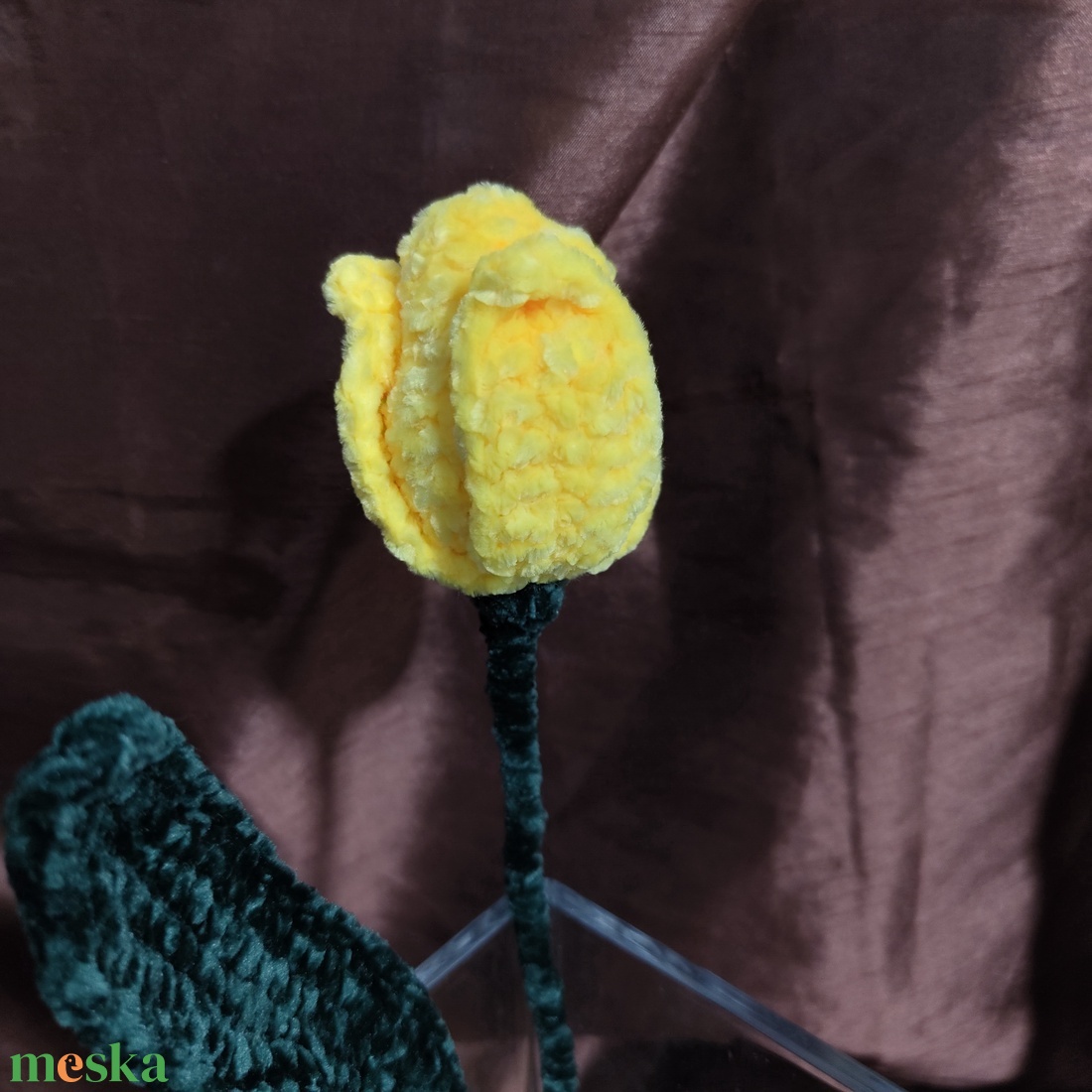 Horgolt zsenília tulipán - otthon & életmód - dekoráció - Meska.hu