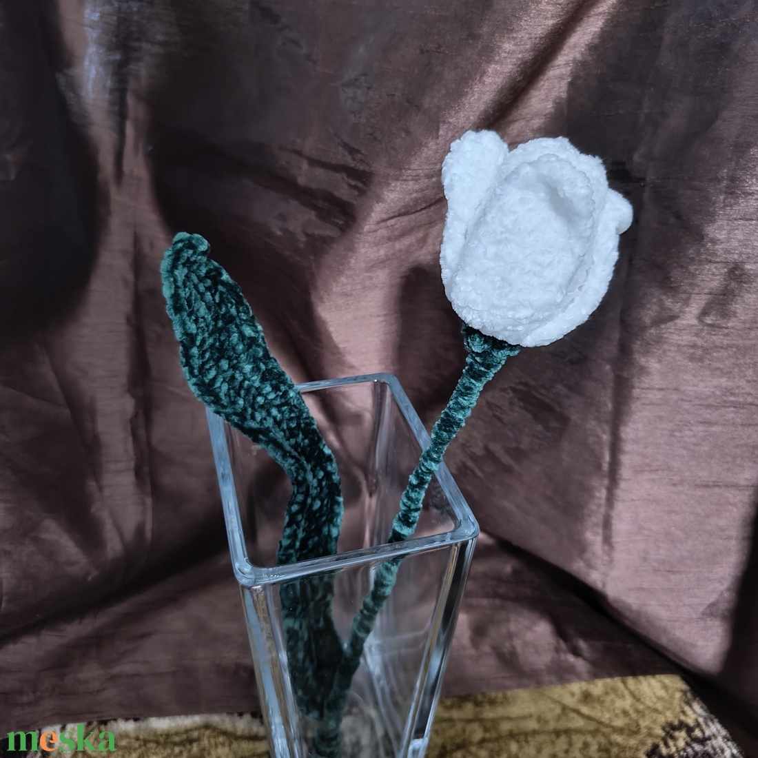 Horgolt zsenília tulipán - otthon & életmód - dekoráció - Meska.hu