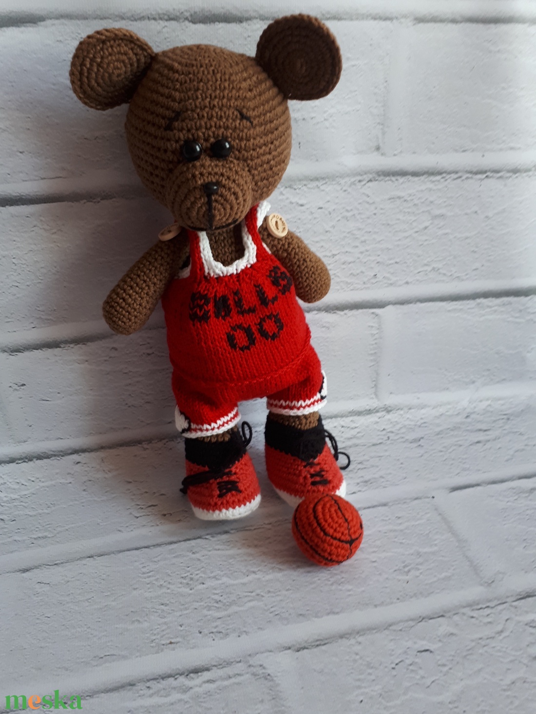 Amigurumi maci ruhákkal egy készletben, Zsebmaci,A Chicago Bulls kötött Teddy Bear csatlakozott kedvenc kosárlabdacsapat - diy (csináld magad) - egységcsomag - Meska.hu Amigurumi maci ruhákkal egy készletben, Zsebmaci,A Chicago Bulls kötött Teddy Bear csatlakozott kedvenc kosárlabdacsapat - diy (csináld magad) - egységcsomag - Meska.hu
