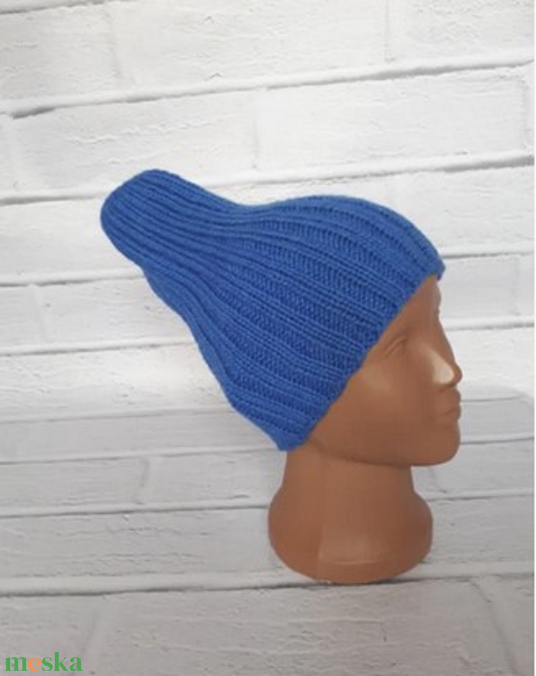 Kék kötött sapka gyerekeknek merinó és alpaka gyapjúból. Uniszex, így fiúknak és lányoknak is megfelelő - ruha & divat - gyerekruha - Meska.hu