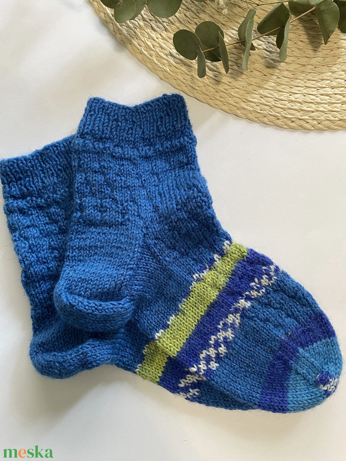 Gyerekzokni mérete EU33-34 vagy 20.5cm.kézzel kötött gyerekzokni, nagyon meleg otthon. BABY, tipegő, gyermek gyapjú zo - karácsony - mikulás - mikulás zsák - Meska.hu