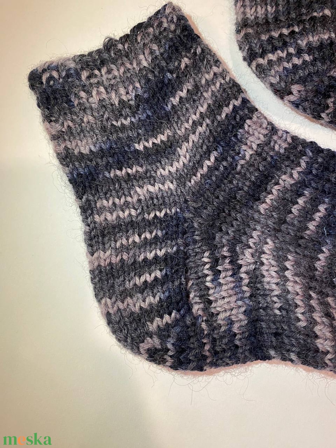 Gyapjú baba zokni mérete EU24-25 vagy 15,5 cm, kézzel kötött gyerekzokni Születésnapi ajándék Valentin-napi húsvéti - baba - mama - babaruházat - babazokni - Meska.hu