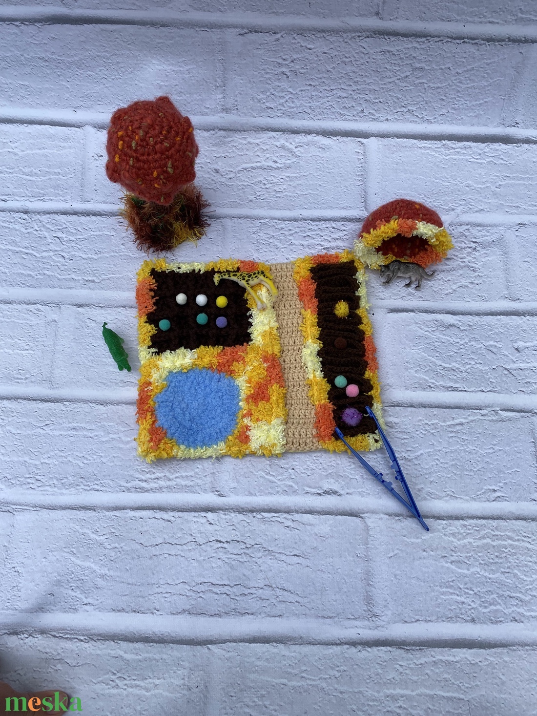 Őszi témájú Montessori mini játszószőnyegre,  hasznos anyag logopédusoknak és pszichológusoknak - baba - mama - baba játékok - waldorf játékok - Meska.hu