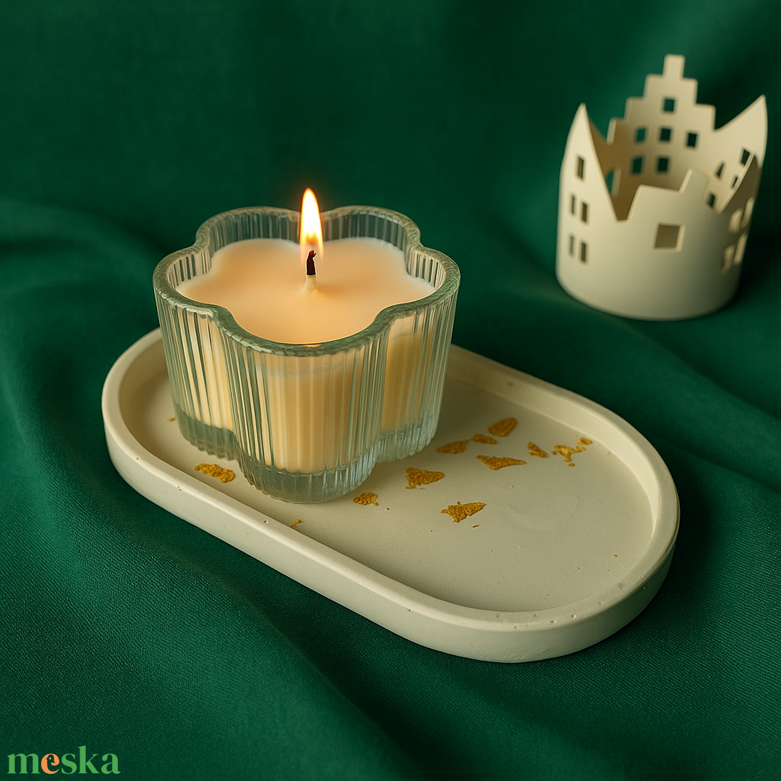 Kézzel készített szójagyertya sakura illóolajjal. - otthon & életmód - gyertya, illat, aroma - gyertya - Meska.hu