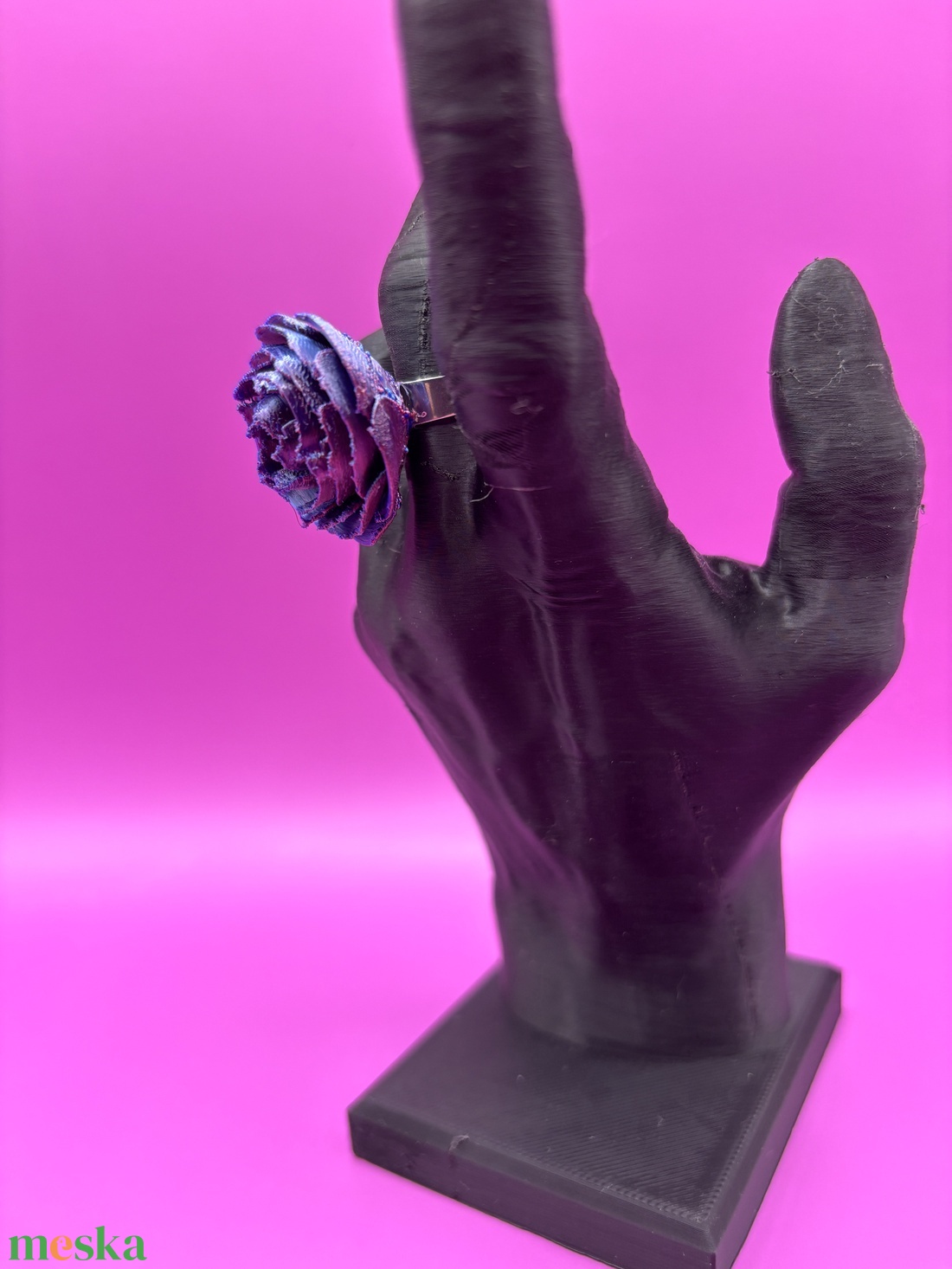 2color rózsa gyűrű - ékszer - gyűrű - figurális gyűrű - Meska.hu