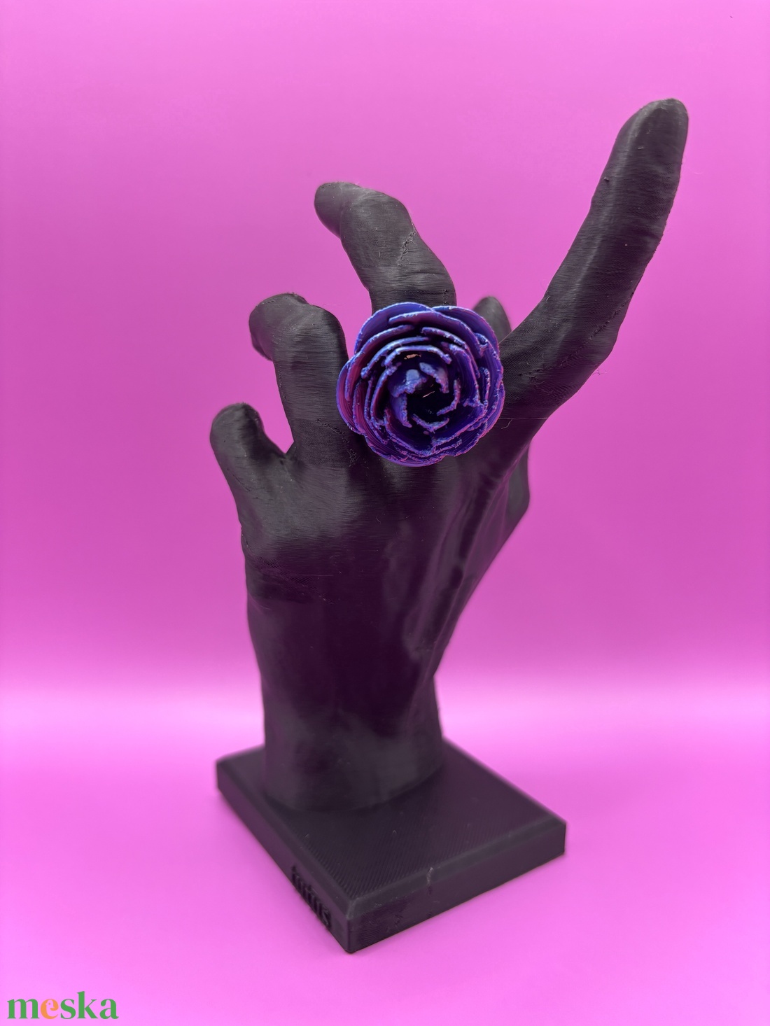 2color rózsa gyűrű - ékszer - gyűrű - figurális gyűrű - Meska.hu
