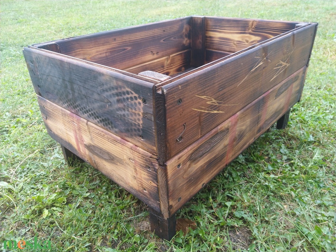Zero Waste virágláda - otthon & életmód - ház & kert - növény & veteményes - Meska.hu