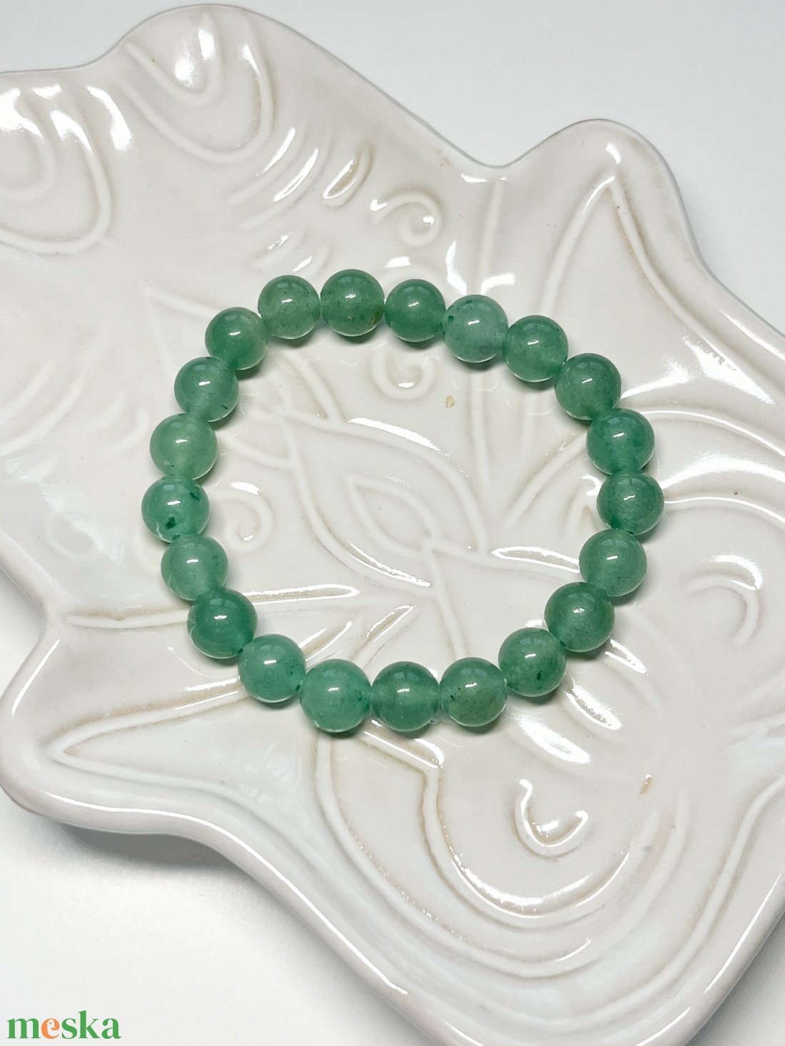 Zöld aventurin ásvány karkötő - ékszer - karkötő - gyöngyös karkötő - Meska.hu Zöld aventurin ásvány karkötő - ékszer - karkötő - gyöngyös karkötő - Meska.hu