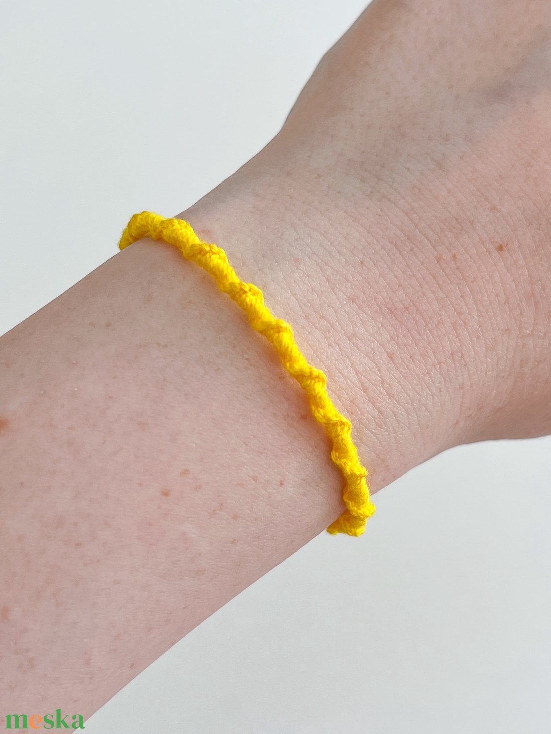 Spirálos karkötő - Lemon - ékszer - karkötő - fonott karkötő - Meska.hu
