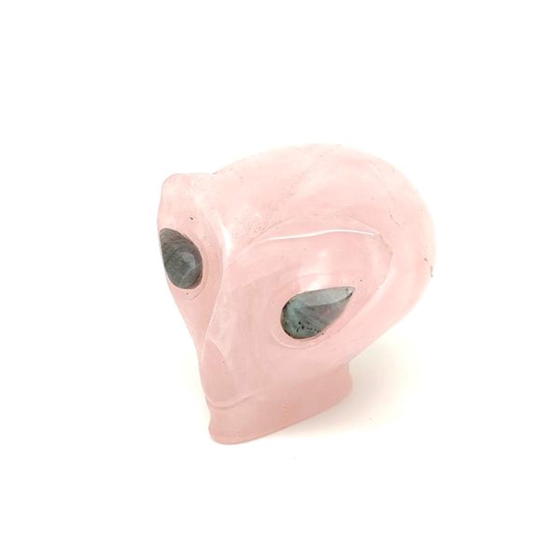 Alien fej Rózsakvarc labradorit 8cm - kellékek & szerszámok - ásvány alapanyag - Meska.hu