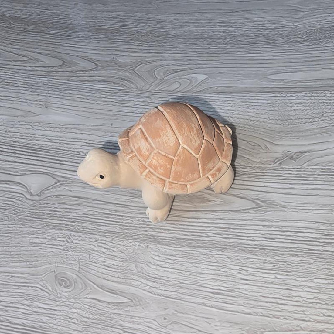 Teknős mini - bézs-mogyoróbarna - kellékek & szerszámok - dekorációs kellékek - egyéb kellékek - Meska.hu