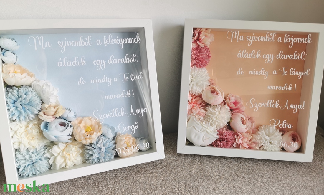 Szülőköszöntő shadow box - esküvő - emlék & ajándék - szülőköszöntő ajándék - Meska.hu Szülőköszöntő shadow box - esküvő - emlék & ajándék - szülőköszöntő ajándék - Meska.hu