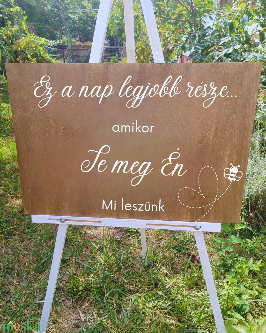 Te meg én - Esküvői fa tábla - esküvő - dekoráció - tábla & jelzés - Meska.hu Te meg én - Esküvői fa tábla - esküvő - dekoráció - tábla & jelzés - Meska.hu