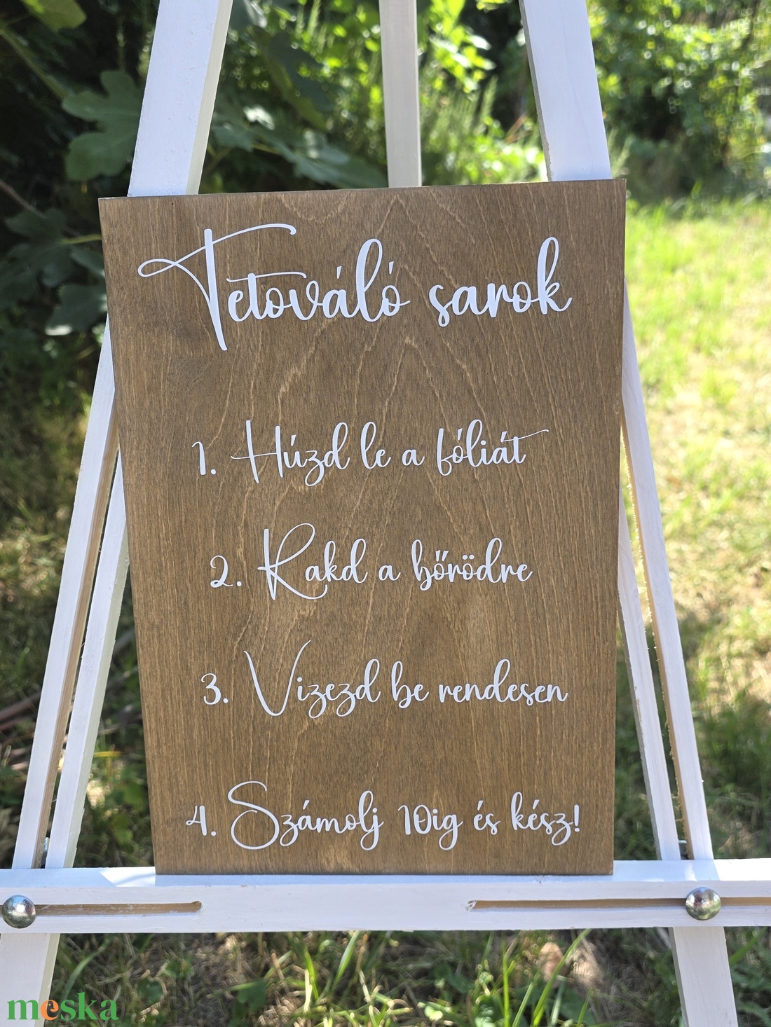 Tetováló sarok tábla - esküvő - dekoráció - tábla & jelzés - Meska.hu