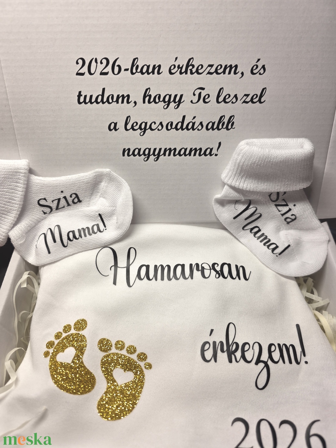 Baba bejelentő box - ruha & divat - babaruha & gyerekruha - body - Meska.hu Baba bejelentő box - ruha & divat - babaruha & gyerekruha - body - Meska.hu