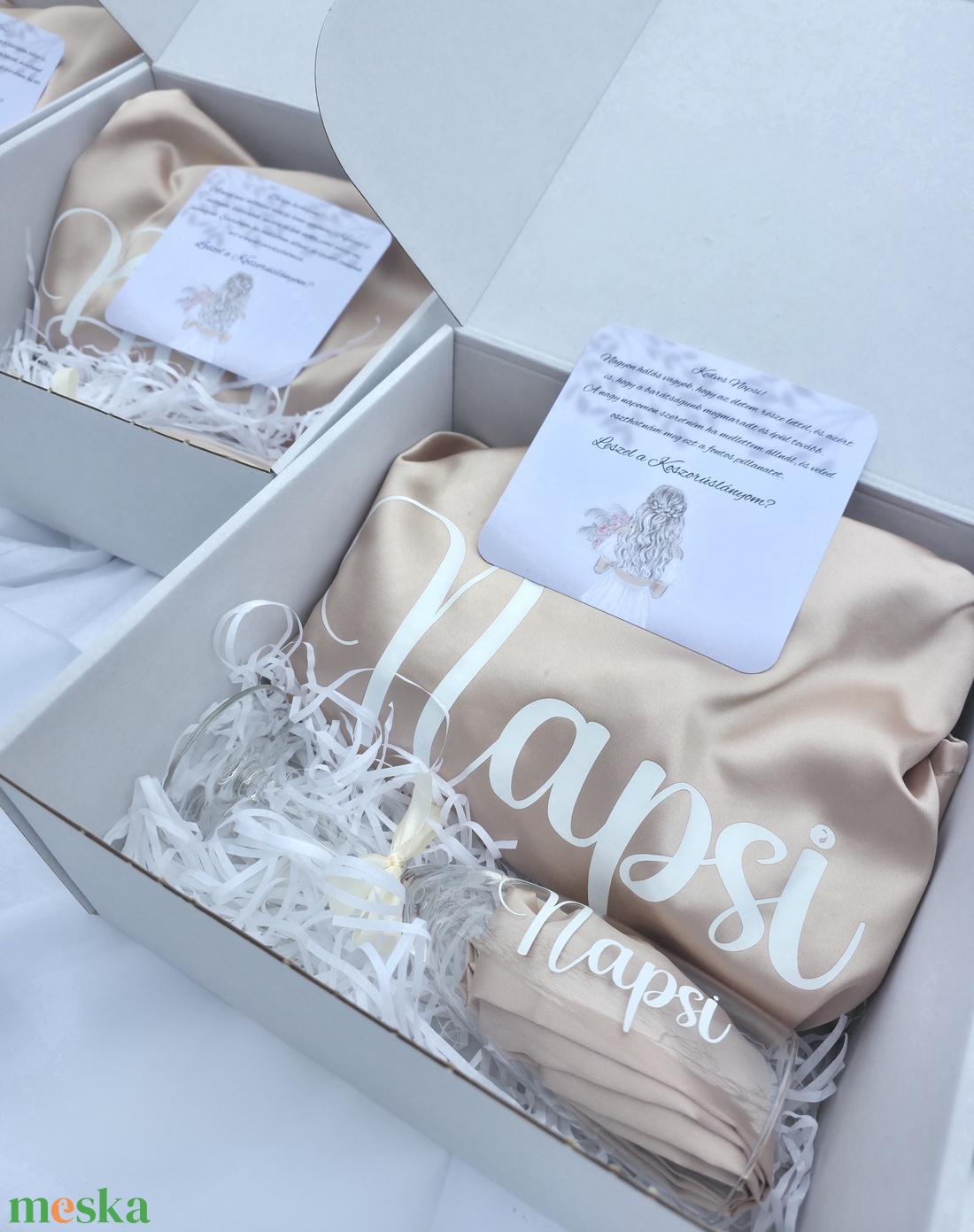 Tanú/Koszorúslány felkérő box - esküvő - meghívó & kártya - koszorúslány felkérő - Meska.hu